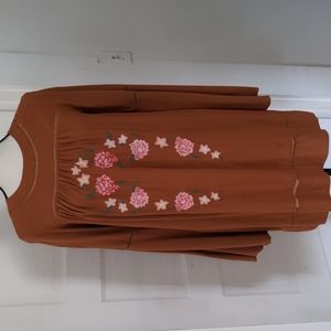 Bohemian Xhilaration Floral Dress, XS